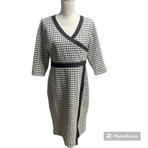 Monroe & Main houndstooth dress size medium absolutely stunning. - Picture 1 of 6